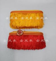 Yellow red 8 cm wide single head platoon must be manually made lantern hanging Kuki Fluid Su accessories lagoon palace lamp inch 10