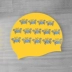 BY dành cho người lớn Phim hoạt hình gốc Cua Ung thư Mũ bơi silicone Màu trắng vàng Mũ không thấm nước Trẻ em Phù hợp 	mũ bơi có bịt tai Mũ bơi