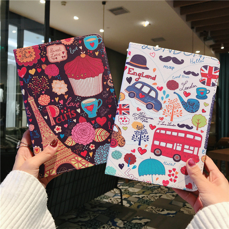 New Air2 Tablet iPad 9.7inch Protective Case Apad5 Cute Mini 4Mini3 Cartoon 6 Shell Iapd