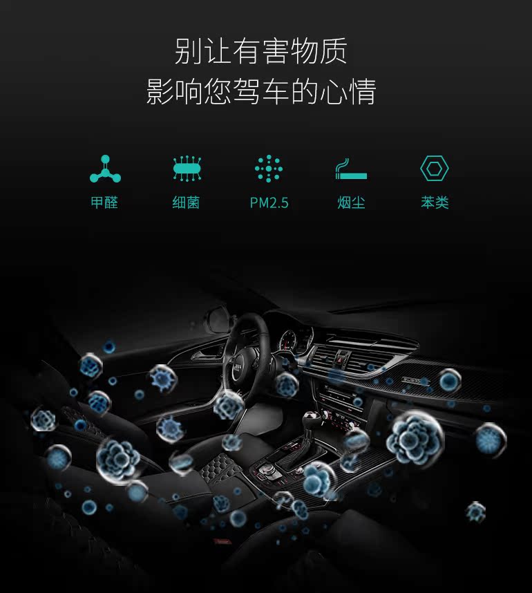 máy lọc không khí panasonic f-pxj30a Máy lọc không khí ô tô EraClean LEAF loại bỏ khói xe ngoài việc khử bụi formOC máy lọc không khí ozone qg01