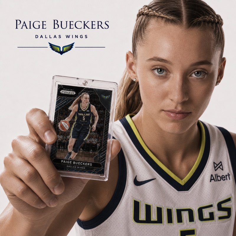 Wnba Paige Bueckers Rookie Star from the Dallas Wings, Authentic Women's Basketball Player Paige Bueckers