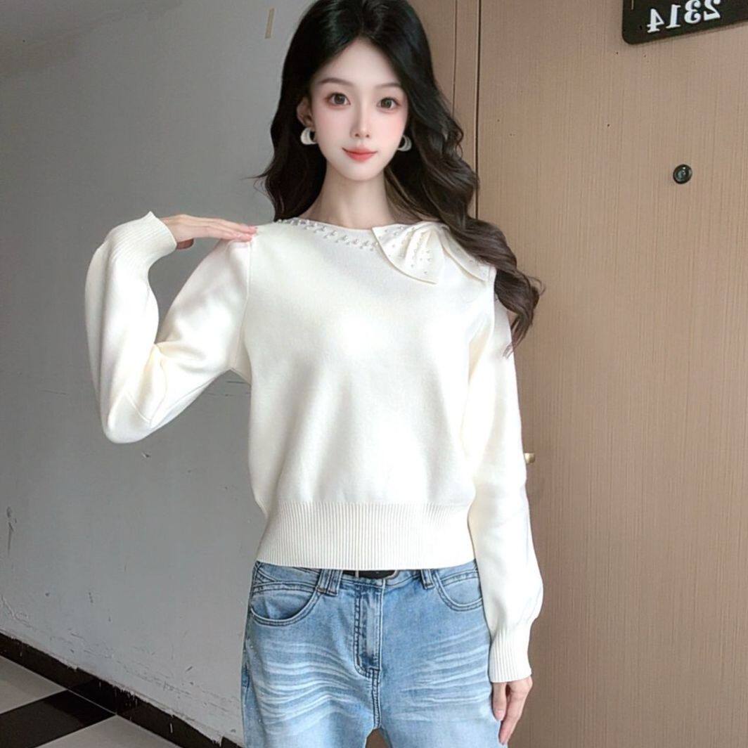 Ief IEF/爱依服2026新款秋季毛织上衣休闲风套头针织衫女-淘宝Taobao | 天猫Tmall