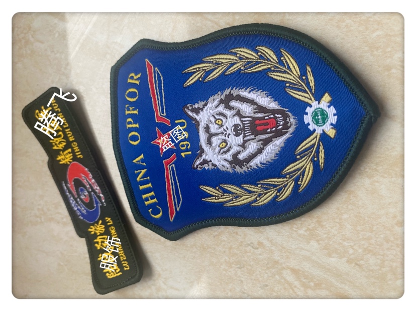 Blue Army Brigade Arm Zhang 195 Blue Army Brigade Chest Label Wolverine Warrior Memorial Badge