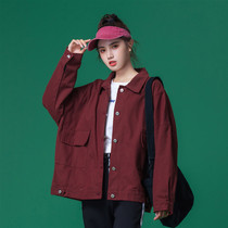 Retro-lean denim wear female new Han edition bf students loose large-scale thin-coat coat in tide