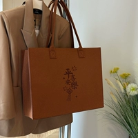 Большой, кофейный, 48×38×15см, делается под заказ, с печатью вашего логотипа