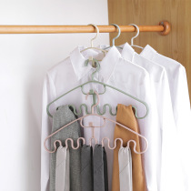 Sling special hanger household scarf hook hanger multi-functional wave pattern hanging clothes support tie underwear space-saving