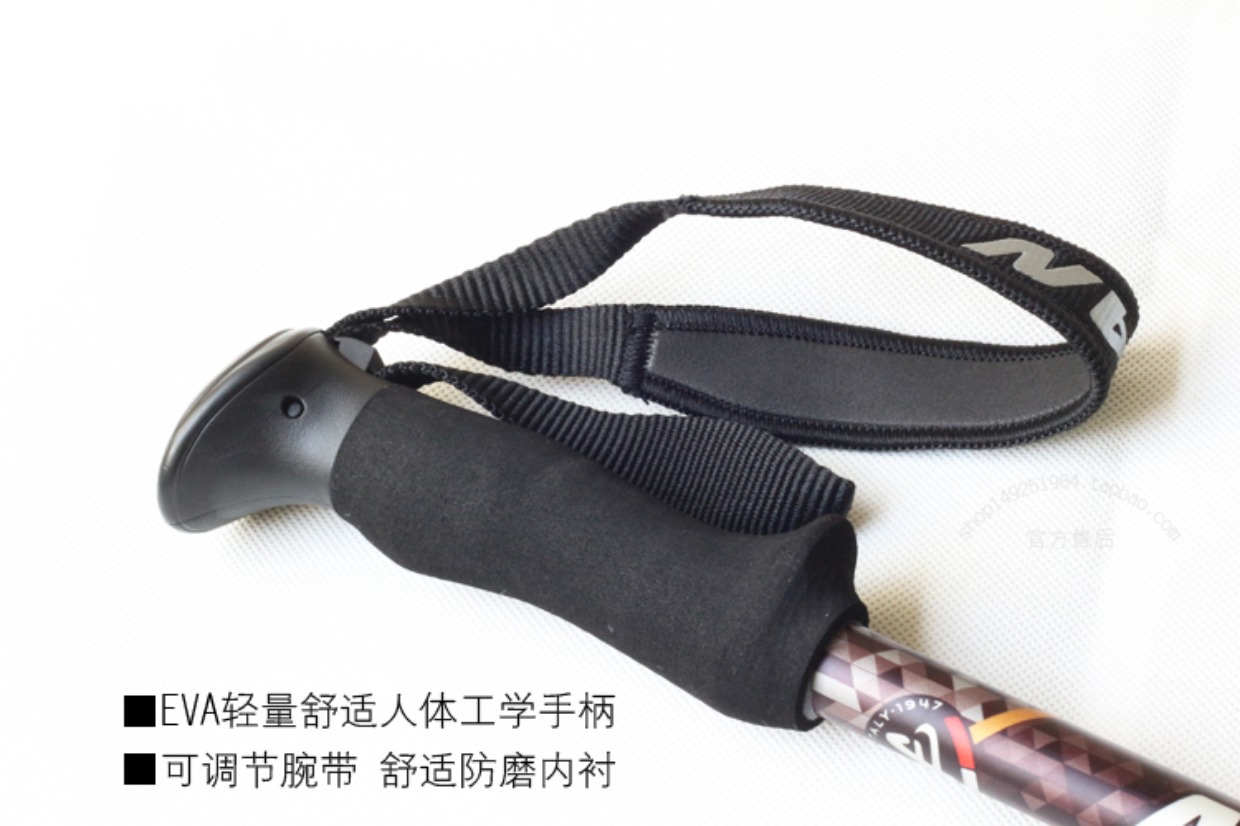 Mới nguyên bản nhập khẩu công tắc giảm xóc ngoài trời 3 phần kính thiên văn siêu nhẹ leo núi cực mía Ý - Gậy / gậy gậy leo núi naturehike