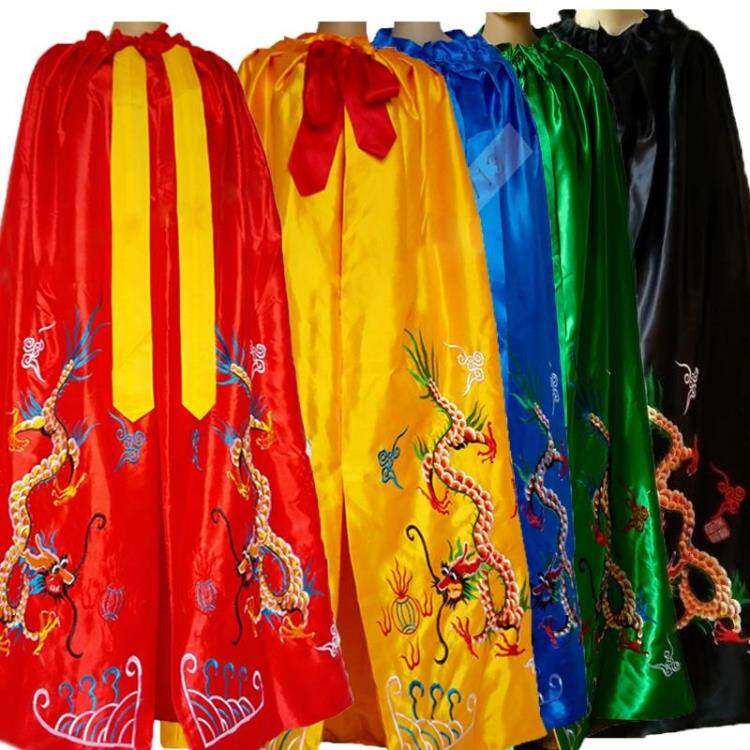 Buddha embroidery 1 5m Dragon robe clothes Buddha gown shawl clothes embroidery cloak of lotus cloak