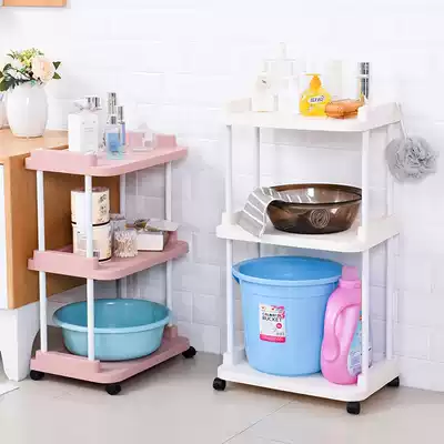 Bathroom storage rack, dressing room, toilet plastic toilet rack, bathroom storage layer shelf, floor-to-ceiling