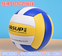 Mad god volleyball test student special ball Mens and womens soft volleyball Youth training Beginner Hard volleyball
