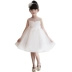 Hoa cô gái váy công chúa váy trẻ em váy cưới mùa hè gạc trắng váy pettu bé sinh nhật cô gái thực hiện trang phục buổi tối - Váy trẻ em