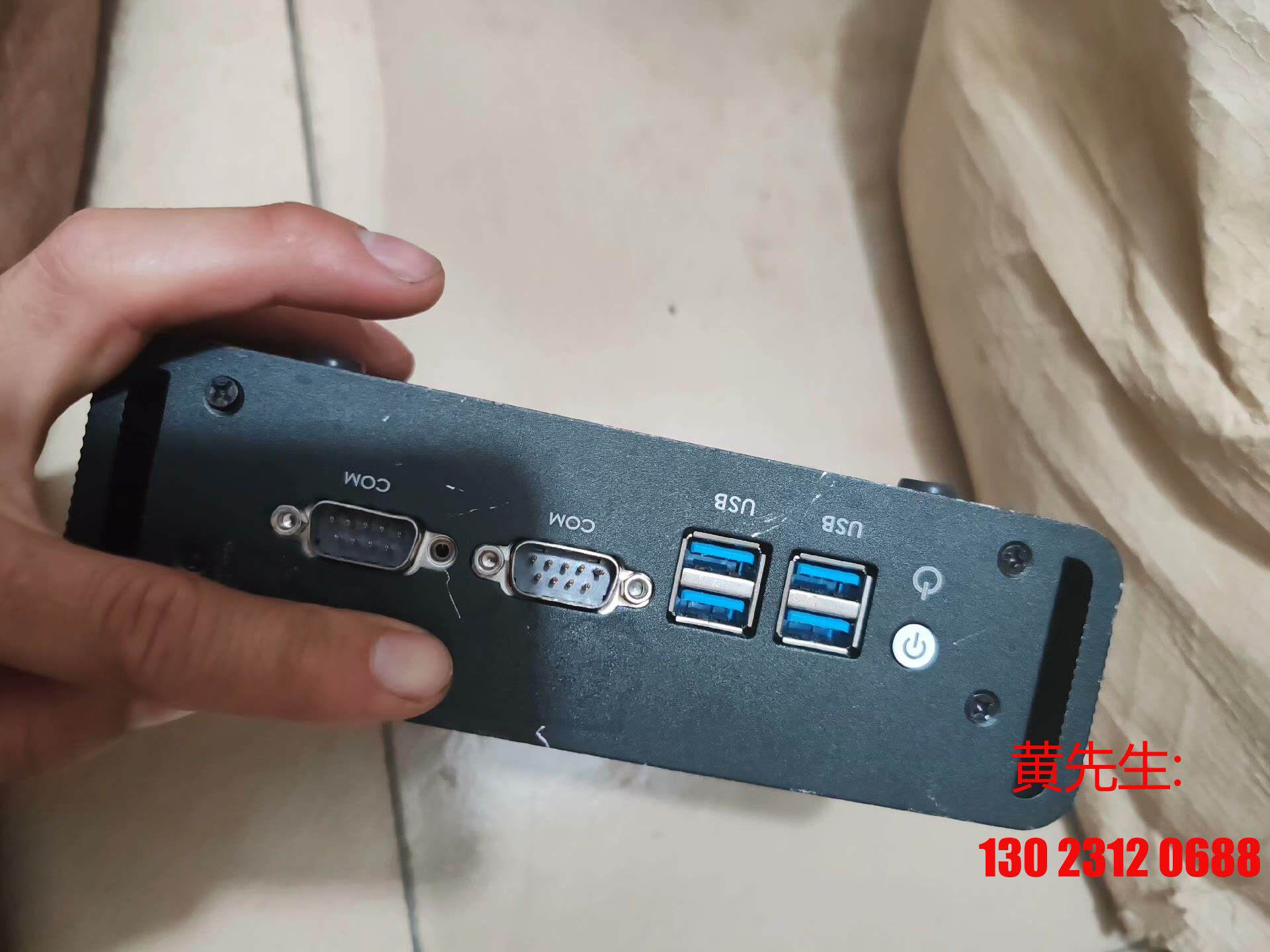 Mini industrial control host no fan linux micro small computer dual network double serial port industrial server U bargaining-Taobao