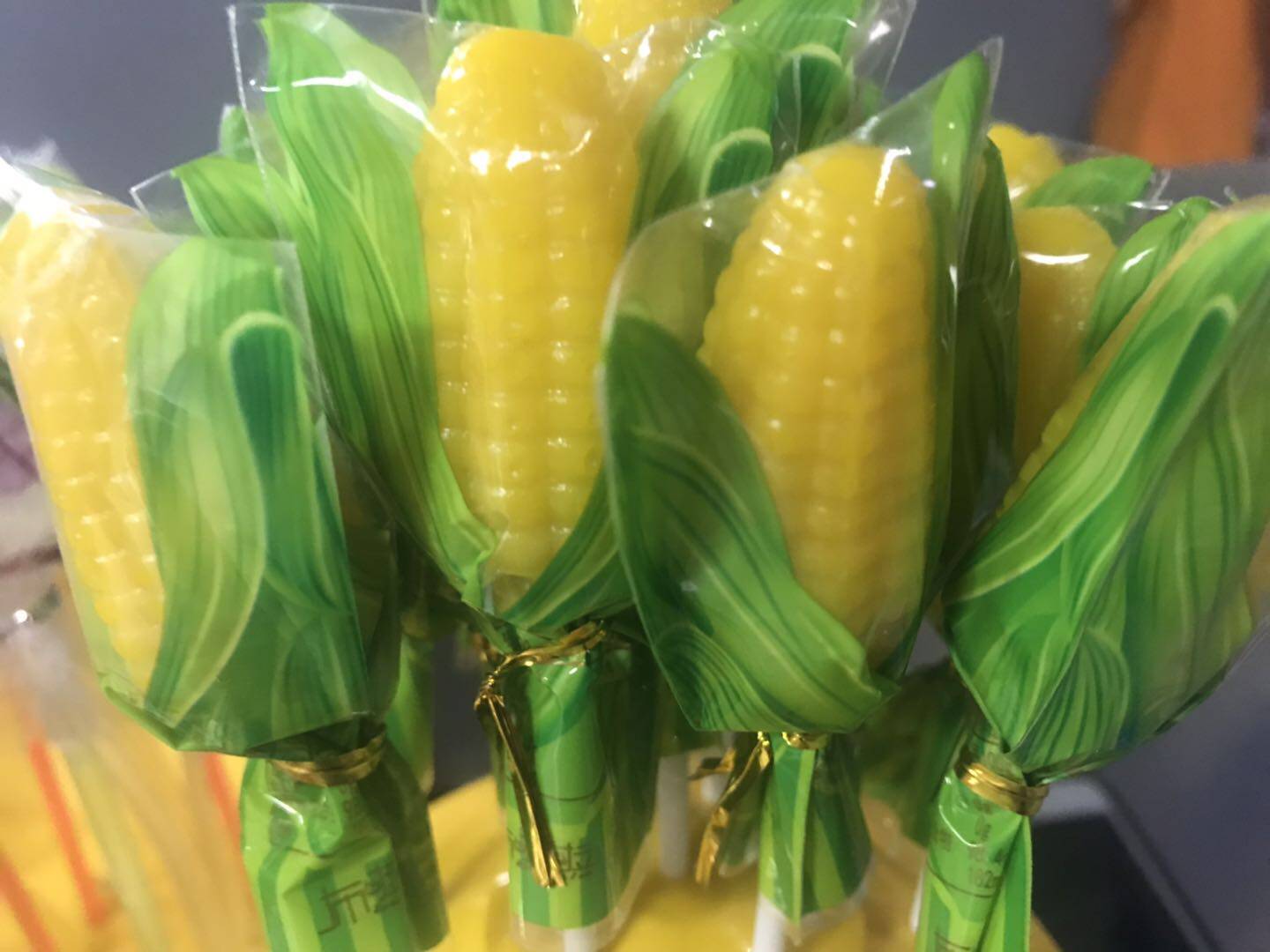 Corn candy lollipop delicious candy children's gift gummies 40