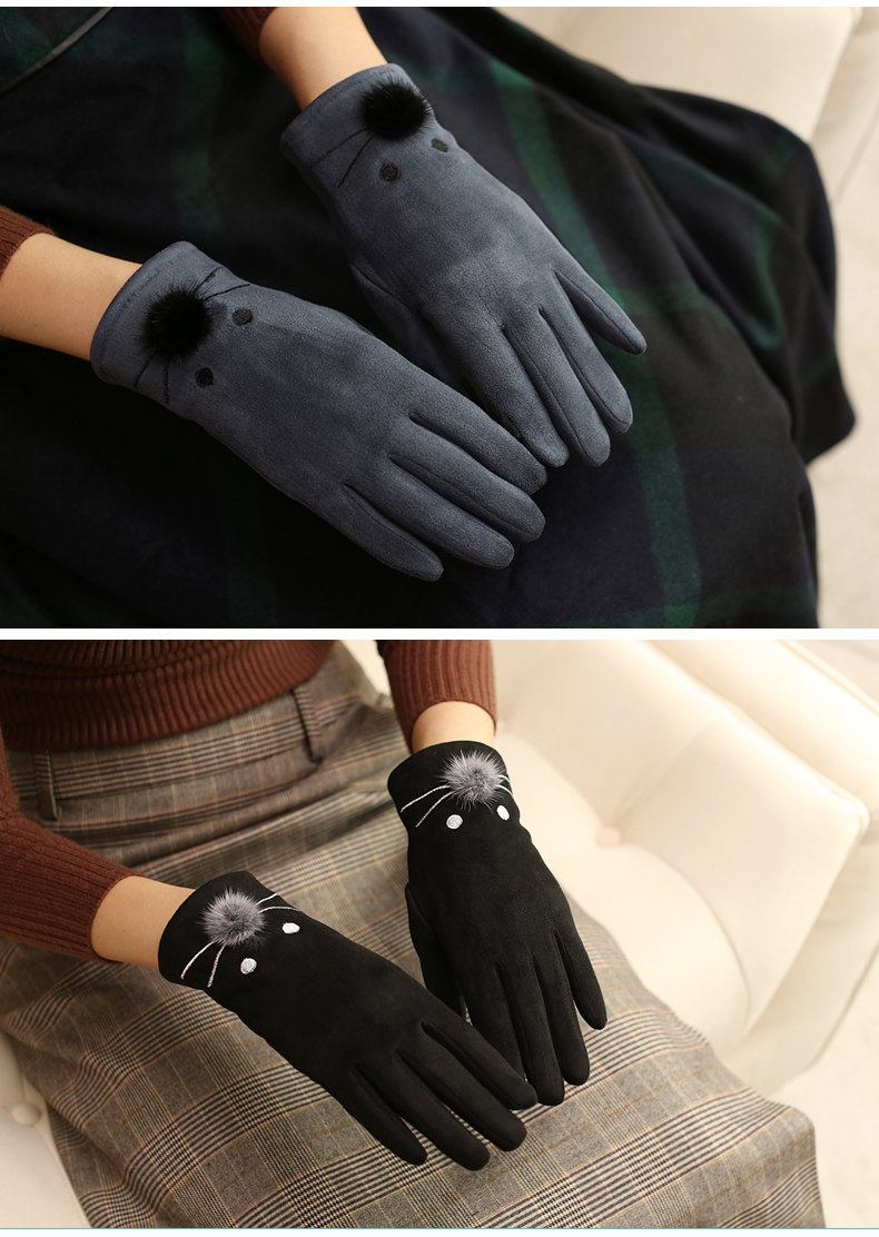 Gants pour femme CHARMING SMILE en Cachemire - Ref 3154105 Image 15