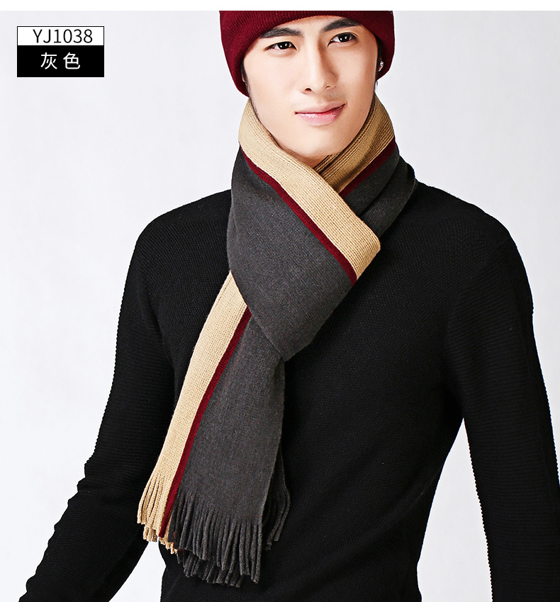 Echarpe pour homme en Cachemire - Ref 3157962 Image 27