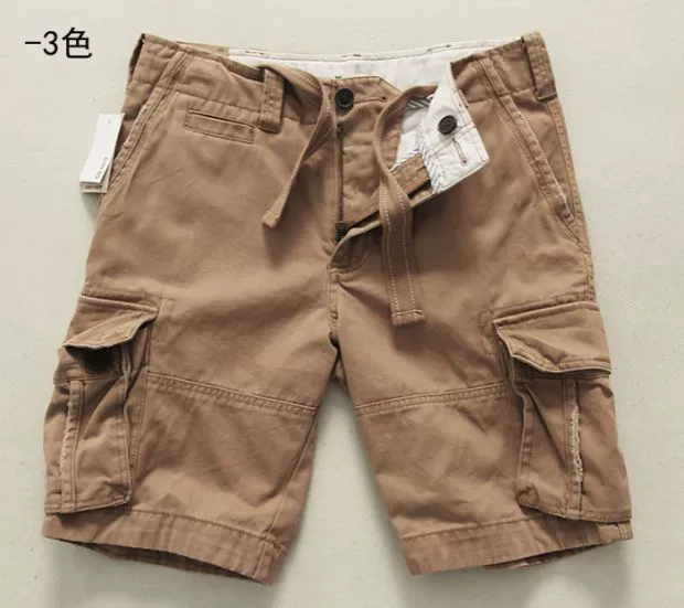 Giải phóng mặt bằng hè 2018 nam cotton mới dụng cụ quần short xu hướng quần ống rộng giản dị