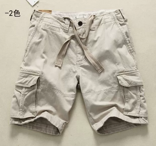 Giải phóng mặt bằng hè 2018 nam cotton mới dụng cụ quần short xu hướng quần ống rộng giản dị