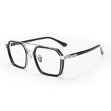 木川 Ручные дизайнерские очки ручной работы рама зеркальная рамка мужская прилив ретро двойной лучевой черный рам