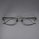 木川 Чистое титановое ультра -светлое квадратное лицо очки для литературного зеркала рамка