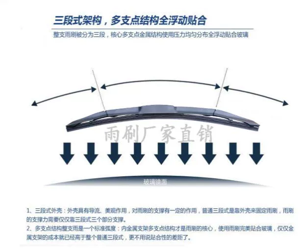 Cần gạt nước Lexus Lexus RX350ES240 lưỡi gạt nước ES350IS300CT200H là nhà máy nguyên bản 250 - Gạt nước kiếng