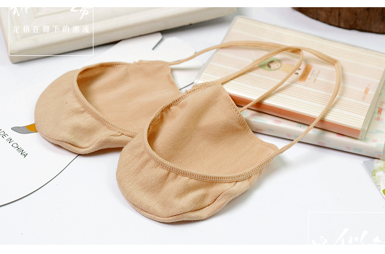 10 đôi vớ nữ nửa lòng bàn tay đáy quần garter mùa hè cao gót cotton nông miệng mỏng chân trước siêu vớ vô hình - Vớ hàng tuần các loại tất vớ nam nữ