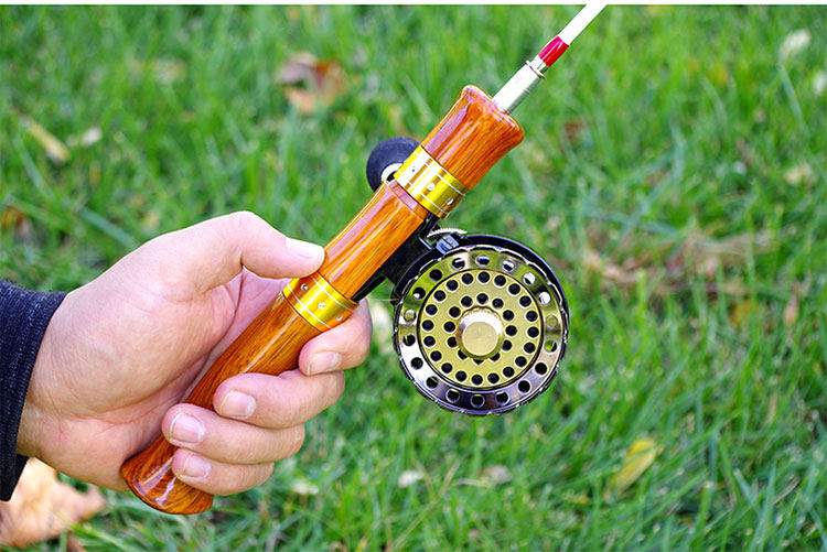 Ice удочкой 冰钓专用竿套装冬钓小鱼竿全套装备冬季新款迷你公鱼短节鱼杆竿稍