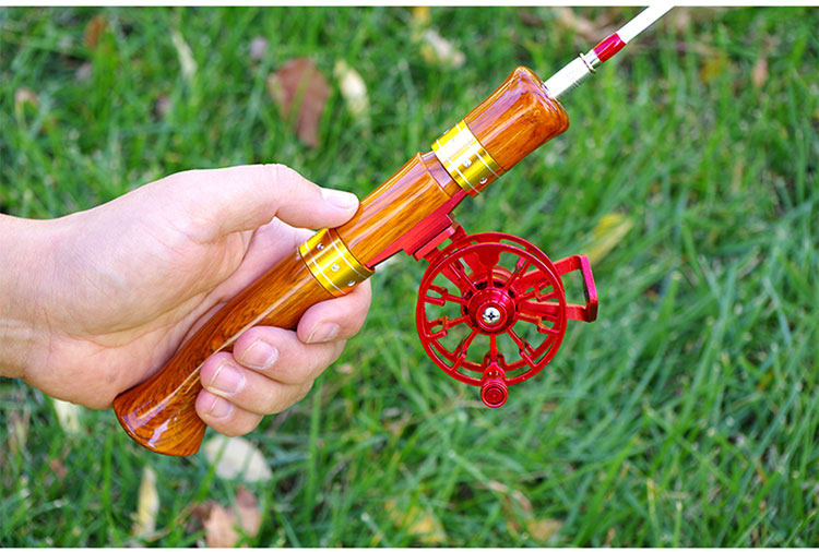 Ice удочкой 冰钓专用竿套装冬钓小鱼竿全套装备冬季新款迷你公鱼短节鱼杆竿稍