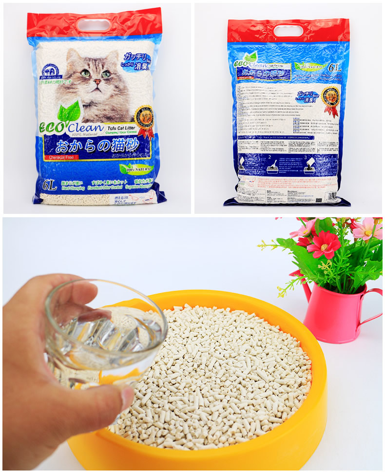 NEO mèo xả rác 36L mặc định ban đầu đậu phụ mèo xả tùy chọn trà xanh / bắp mèo 10kg20 kg cát mèo - Cat / Dog Beauty & Cleaning Supplies 	lược chải lông cho mèo	