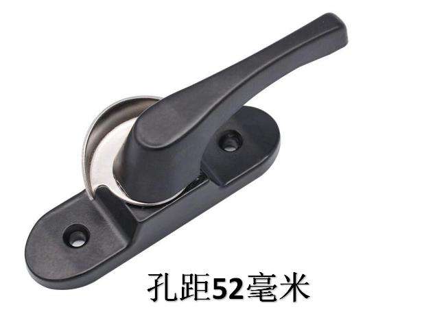 Sliding window accessories Sliding window lock Aluminum alloy window crescent lock Plastic steel door and window lock Stainless steel sliding door hook lock