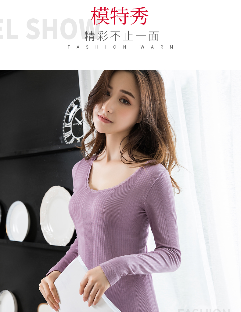 Nam Cực Qiuyi Qiuku Phụ nữ phù hợp với áo len cotton Cotton mỏng 37 độ nhiệt độ không đổi đồ lót Bà siêu mỏng phần đồ bộ nam
