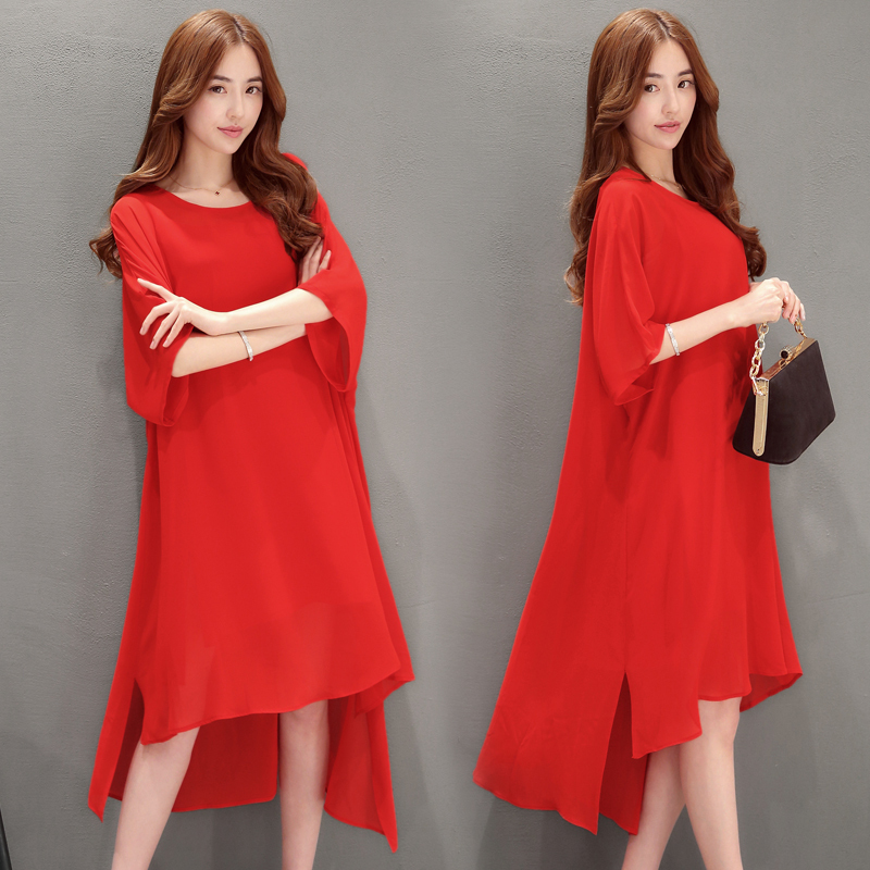 Plus-Size Women's Clothing for 300-280 Pounds, Extra Large Size, Concealing Body Shape, 100kg Evening Wedding Toast Maternity Dress, Summer Dress
