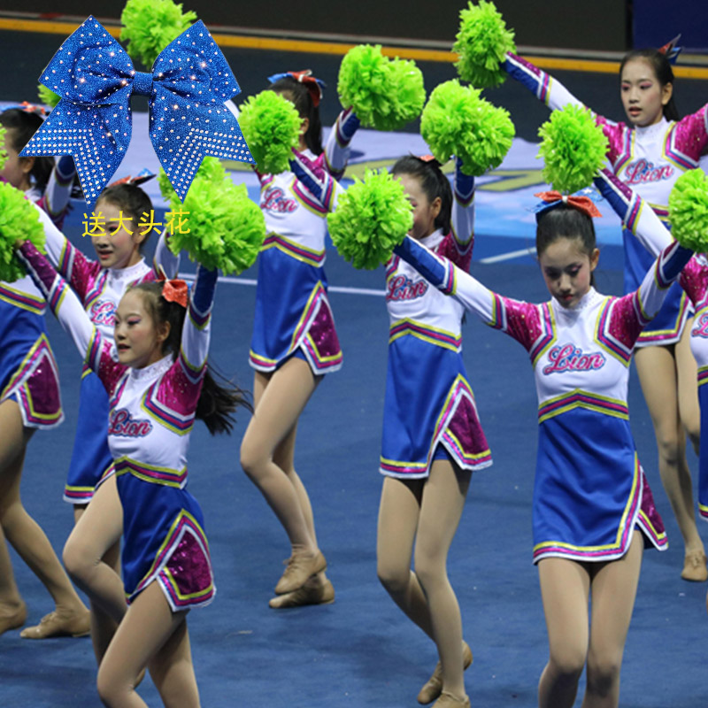 Cheerleader Costume Bodysuit Bodysuit Play Dress Performance Suit Cheerleading women children's students New products to be made