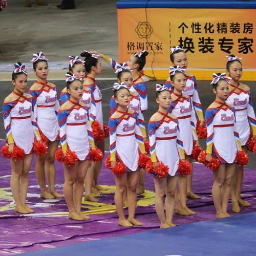 Customize the student cheerleading team competition suit the Gymnastics Costume Gymnastics Suit Bodysuit Stage Dance Suit Women New