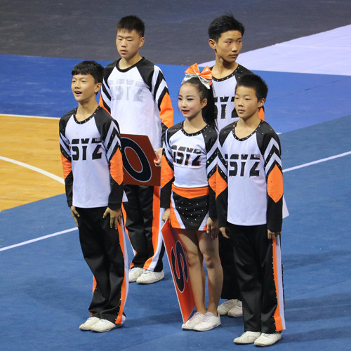 18 new products cheerleading costumes cheerleaders wear gymnastics suit bodysuit stage dance performance to children 