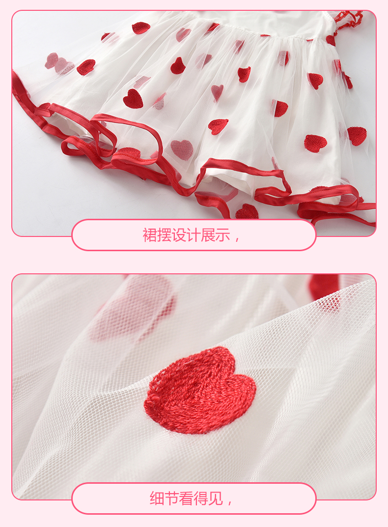 Váy bé gái mùa hè cotton bé gái công chúa nước ngoài Hàn Quốc váy bé gái váy fluffy váy bé - Váy váy đầm trẻ em 13 tuổi