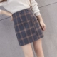 Quần short da PU nữ mùa thu 2018 phiên bản mới của Hàn Quốc có size lớn quần cạp cao ống rộng mùa đông quần lửng mỏng một chiếc giày boot mặc quần sọt kaki nữ