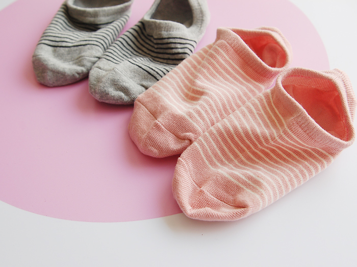 6 cặp sọc tốt tươi retro nữ vớ thuyền nông miệng vớ cotton vớ phụ nữ vớ
