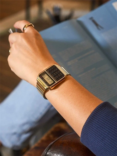 卡西欧 Мужские женские квадратные водонепроницаемые детские часы