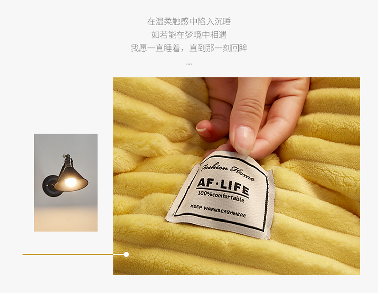 Một gia đình của vải lanh Falaifalan Bốn nhung san hô dày lông cừu và cashmere nhung chăn mùa đông thỏ sang trọng mùa đông - Bộ đồ giường bốn mảnh bộ chăn ga gối cotton