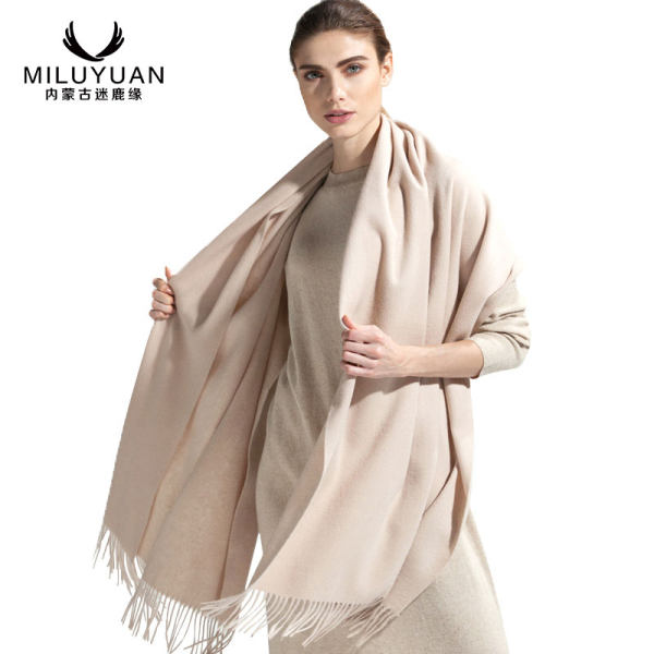 迷鹿缘 100%全羊毛围巾披肩 70*200cm 天猫优惠券折后￥49包邮（￥99-50）多色可选