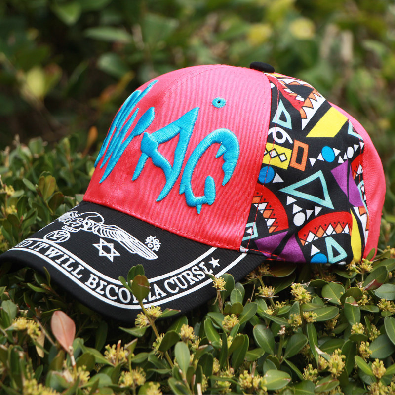 Outdoor sunscreen hat women's Korean version of the letter sun hat Men's hat cap comfortable breathable spring and summer baseball cap