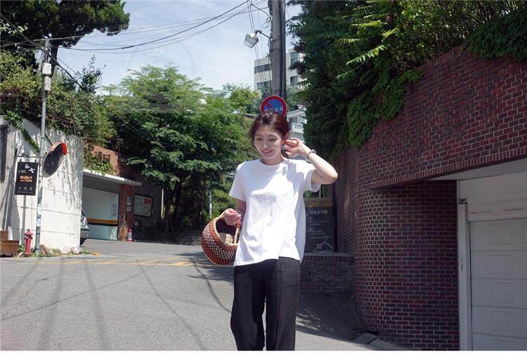 товар из китая None (Ins Super Hot T-shirt Women's Short Sleeved Summer Clothes