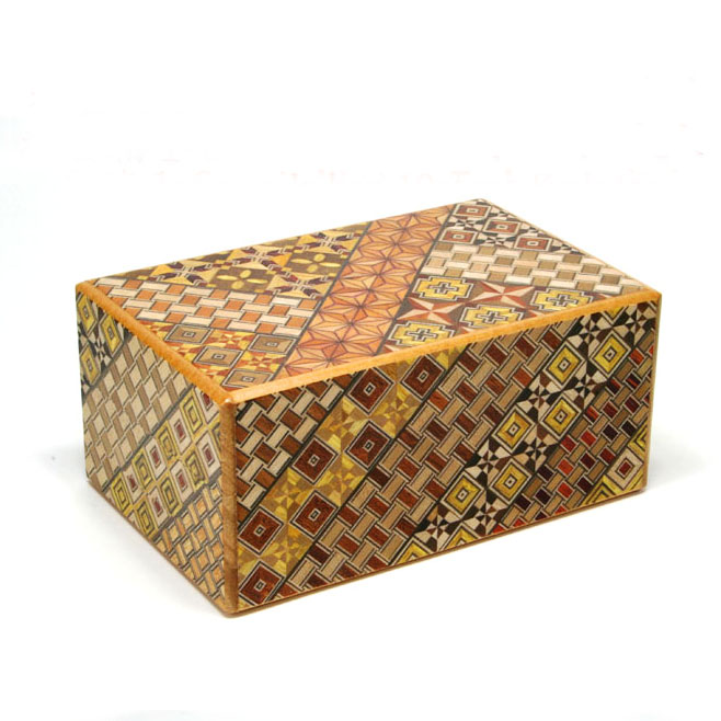 Japanese Hakone Meibomi Parquet 5-inch Secret Box Machine Case