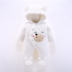 Quần áo sơ sinh dính liền với quần áo cotton dày cho bé Quần áo mùa thu và mùa đông đi chơi quần áo ôm 0-1 tuổi romper body cotton thông hơi cho bé Áo liền quần
