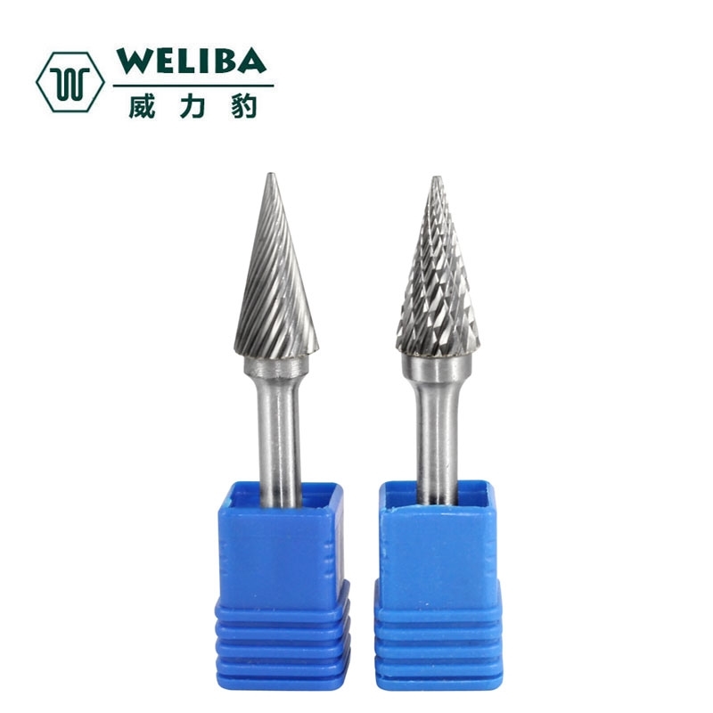 Cemented carbide rotary filing tungsten steel milling cutter tungsten steel grinding head M-tapered tip