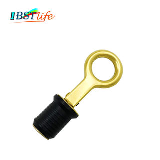 Foldable adjustable brass drain plug, marine drain plug, deck drain plug, rubber boat launch plug