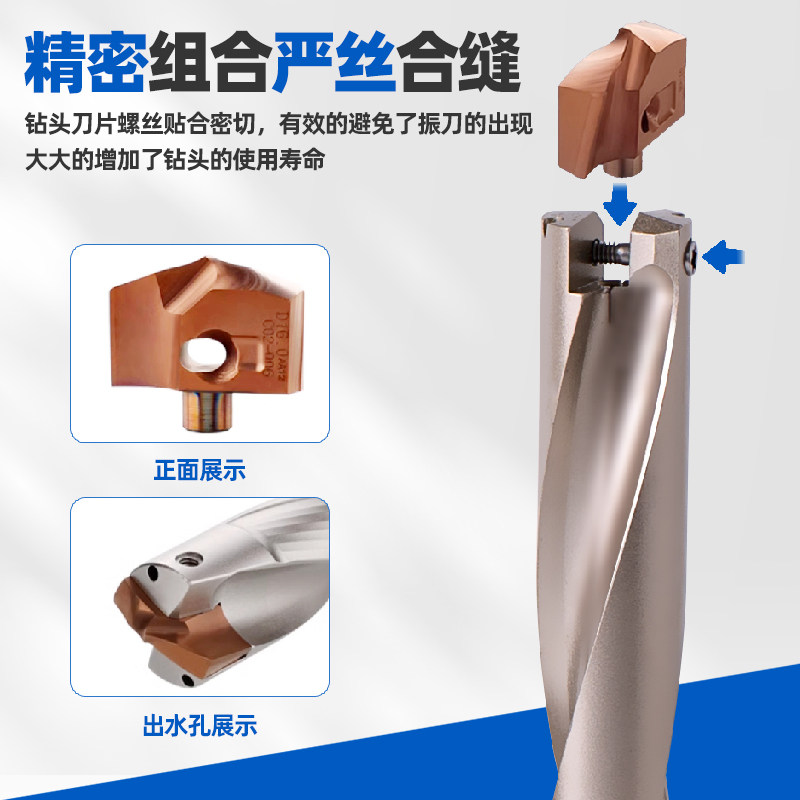 枪钻深孔大揭秘:皇冠钻头的暴力美学,深孔钻刀片的喷水奇迹!-定制机床刀具-淘宝百科网