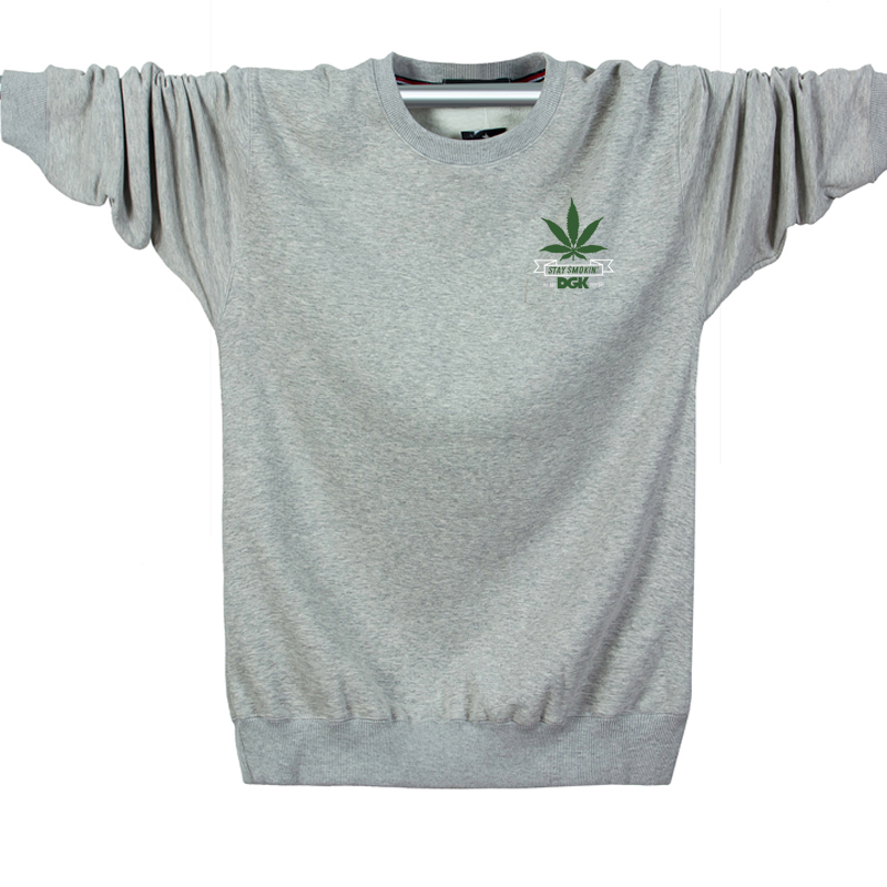 Áo thun ấm cộng với áo len nhung dày cộng với phân bón XL chất béo chạm đáy áo cotton cổ tròn siêu mềm quần áo big size nam