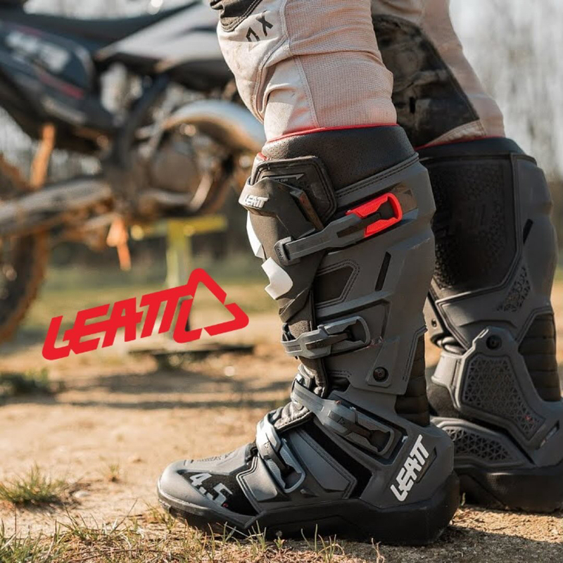 Leatt4.5 Off-Road Boots Motorcycle Riding Shoes Trail Anti-Fall Racing Boots Movable Shaft Venue Boots 5.5 All Seasons