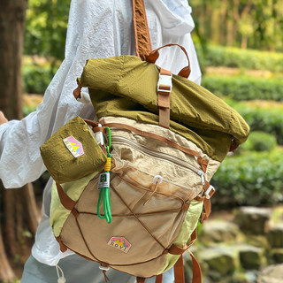 School Bag for Women, Large Capacity, Dopamine Color Matching Backpack, Lightweight, Water-Repellent, Sports Mountaineering Bag, Commuter Computer Bag for Men